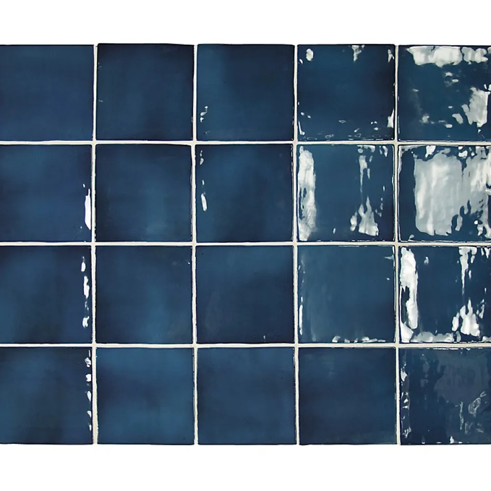 Aelle Carrelage Carrelage Mural Uni<Carrelage mur effet zellige bleu 10x10 cm MANACOR OCEAN BLUE