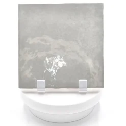 Aelle Carrelage Carrelage mur effet zellige bejmat gris 13,2x13,2 cm ARTISAN ALABASTER- Carrelage Mural Pour Wc|Carrelage Mural Uni