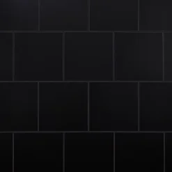 Carrelage mur et sol noir L.33 x l.33 cm x ép.8,5 mm, Pescaro- Carrelage Mural Pour Douche|Carrelage Mural Pour Cuisine