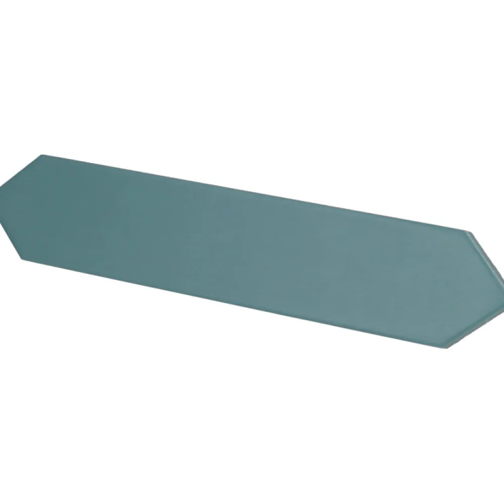 Aelle Carrelage Carrelage mur faience forme navette 5x25 cm mate LANSE VIRIDIAN- Faïence Pour Salle De Bains|Faïence Unie