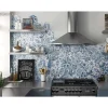 Aelle Carrelage Carrelage mur hexagonal patchwork motif bleu et blanc brillant 17,6x20,1 cm HEXATILE PATCHWORK LISBOA- Carrelage Sol Uni|Carrelage Sol Pour Wc