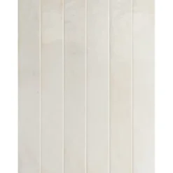 Lux Mosaic Carrelage Mur Intérieur Format allongé Blanc Brillant. Bali White 5x40 cm- Faïence Pour Salle De Bains