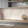 Lux Mosaic Faïence Pour Cuisine<Carrelage mur intérieur/exterieur. Grès cérame Zellige Ivoire 12x12 cm x ép 8,3 mm