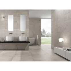 Aelle Carrelage Carrelage Mural Effet Béton|Carrelage Mural Pour Wc<Carrelage mur moderne gris 25x75 cm MATERIKA GREY WALL -25x75cm
