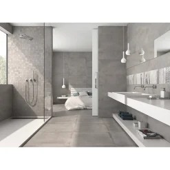 Aelle Carrelage Carrelage Mural Effet Béton<Carrelage mur moderne gris 25x75 cm MATERIKA DARK GREY WALL- 25x75cm