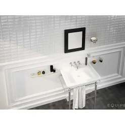 Eiffel art construction Carrelage Mural Uni<Carrelage mur métro parisien relief uni blanc mate 10x20 cm METRO WHITE