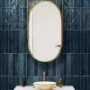 Lux Mosaic Carrelage mur Nair Blue Brillant 5x30. Format allongé- Carrelage Mural Pour Salle De Bains|Carrelage Mural Pour Douche
