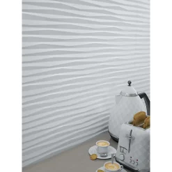 Aelle Carrelage Carrelage Mural Effet Béton|Carrelage Mural Pour Douche<Carrelage mur relief effet béton 32x99 cm PAMUKKALE R BLANCO