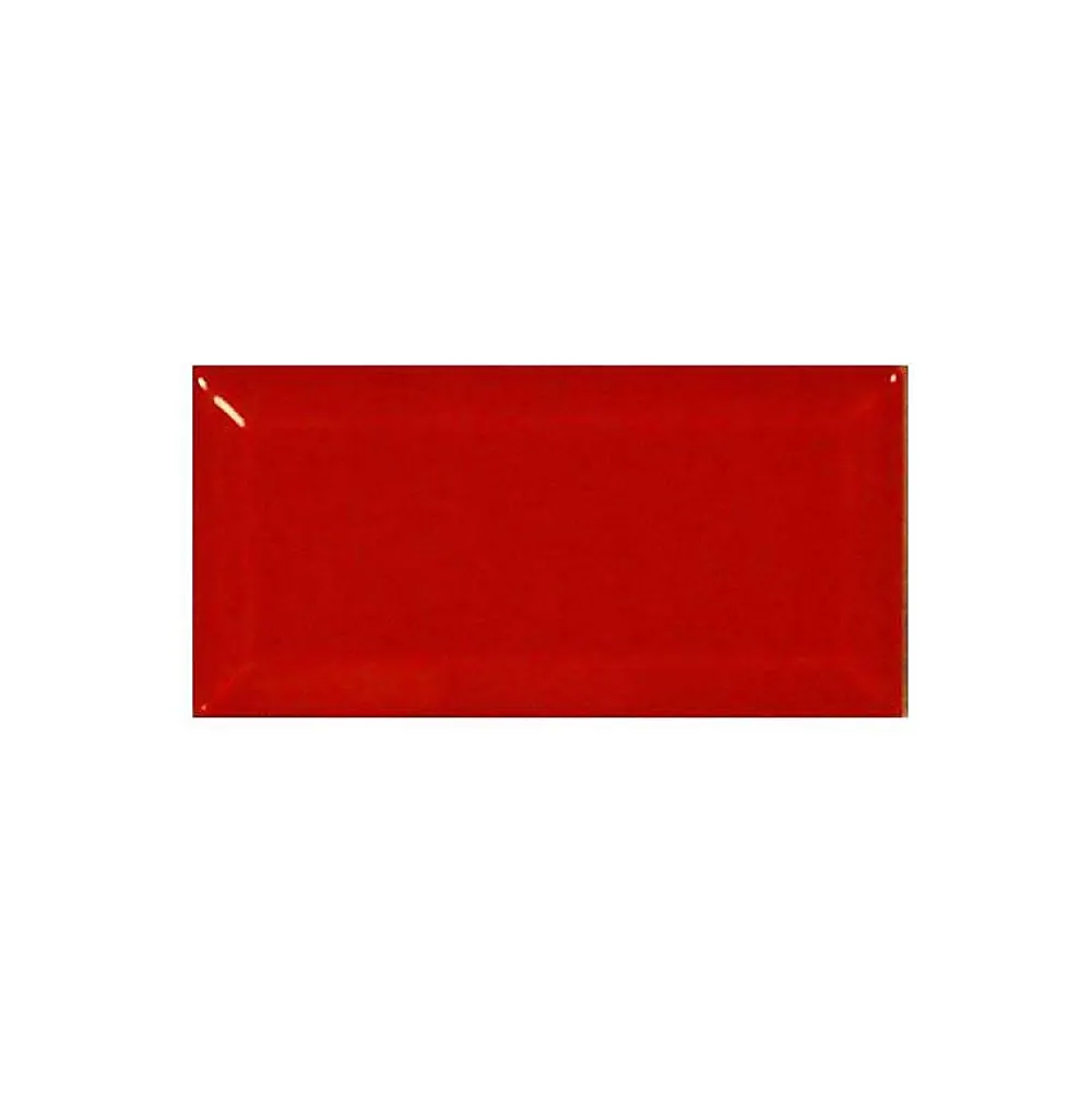 Eiffel art construction Carrelage mur relief métro parisien uni rouge brillant 7,5x15 cmMETRO ROSSO- Carrelage Mural Uni|Carrelage Mural Pour Pièce À Vivre