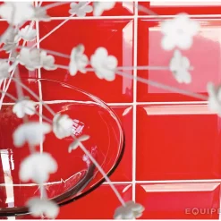 Eiffel art construction Carrelage mur relief métro parisien uni rouge brillant 7,5x15 cmMETRO ROSSO- Carrelage Mural Uni|Carrelage Mural Pour Pièce À Vivre