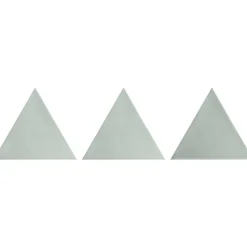 Aelle Carrelage Carrelage mur trianguaire effet zellige vert d'eau 13,2x11,4 cm 3LATI AQUAMARINA- Carrelage Mural Uni
