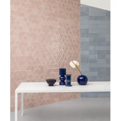 Aelle Carrelage Carrelage Mural Uni<Carrelage mur trianguaire effet zellige rose 13,2x11,4 cm 3LATI ROSA