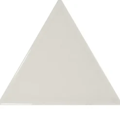 Aelle Carrelage Carrelage mur triangulaire uni gris brillant SCALE TRIANGOLO LIGHT GREY- Carrelage Mural Uni