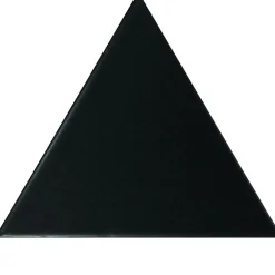 Aelle Carrelage Carrelage Mural Pour Wc<Carrelage mur triangulaire uni noir mate SCALE TRIANGOLO BLACK MATT