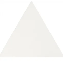 Aelle Carrelage Carrelage Mural Pour Pièce À Vivre|Carrelage Mural Pour Cuisine<Carrelage mur triangulaire uni blanc mate 10,8x12,4 cm SCALE TRIANGOLO WHITE MATT