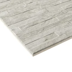 GoodHome Carrelage mural beige décor pierre L.61,5 x l.30,8 cm x ép.8 mm, Shaded Slate- Carrelage Mural Effet Pierre