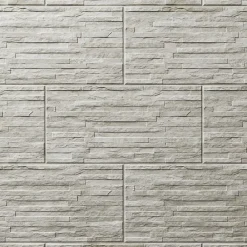 GoodHome Carrelage mural beige décor pierre L.61,5 x l.30,8 cm x ép.8 mm, Shaded Slate- Carrelage Mural Effet Pierre