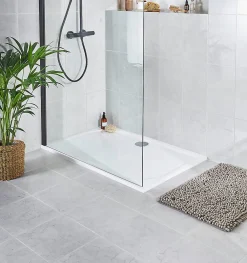 Carrelage mural blanc effet marbre L.40 x l.25 cm x ép.8,3 mm, Ideal Marble- Carrelage Mural Pour Douche|Carrelage Mural Pour Wc