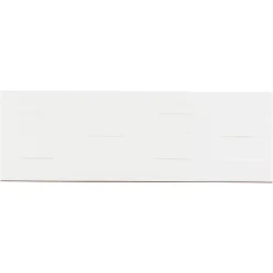 GoodHome Carrelage Mural Uni|Carrelage Mural Pour Salle De Bains<Carrelage mural blanc mat décor 3D L.60 x l.20 cm x ép.8,3 mm, Plain