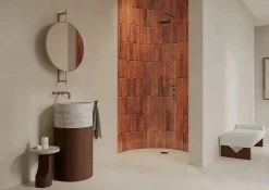 Allocarrelage Carrelage Mural Effet Zellige Rouge 6,5x29,8 Monpelli Wine Mix -- Carrelage Mural Pour Pièce À Vivre|Carrelage Mural Pour Salle De Bains