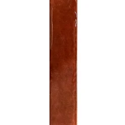 Allocarrelage Carrelage Mural Effet Zellige Rouge 6,5x29,8 Monpelli Wine Mix -- Carrelage Mural Pour Pièce À Vivre|Carrelage Mural Pour Salle De Bains