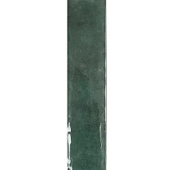 Allocarrelage Carrelage Mural Effet Zellige Vert 6,5x29,8 Monpelli Emerald Mix -- Carrelage Mural Pour Pièce À Vivre