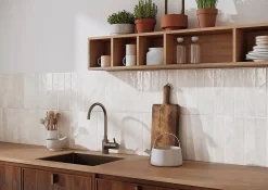 Allocarrelage Carrelage Mural Pour Cuisine|Carrelage Mural Pour Salle De Bains<Carrelage Mural Effet Zellige Blanc 6,5x29,8 Monpelli White Mix -