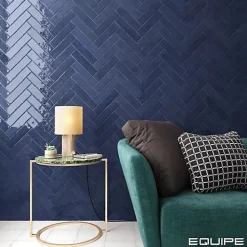 Gioia Materia Faïence Pour Cuisine|Faïence Pour Douche<Carrelage mural Effet Zellige Bleu Nuit TRIBE 6x24,6cm Blue - Les Carreaux de Jean