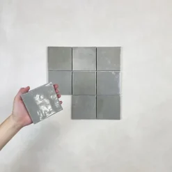 Les Carreaux De Jean  Faïence Pour Cuisine<Carrelage mural Effet Zellige CROGIOLO ZELLIGE 10x10 Argilla - Les Carreaux de Jean