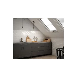 Gioia Materia Carrelage mural faïence effet carreau Metro METRO 20x10 cm Gris Foncé, Anthracite - Brillant / Poli - boîte de 1 m2- Faïence Pour Wc|Faïence Pour Pièce À Vivre