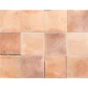 Gioia Materia Carrelage mural faïence effet rustique THANGLONG 10x10 cm Pink - Brillant / Poli - boîte de 0.60 m2- Faïence Pour Wc|Faïence Pour Pièce À Vivre