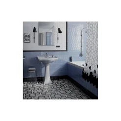 Gioia Materia Faïence Pour Wc|Faïence Pour Pièce À Vivre<Carrelage mural faïence effet artisanal MASIA 30x7.5 cm Blue - brillant - - boîte de 1 m2