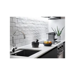 Gioia Materia Carrelage mural faïence effet artisanal MASIA 15x7.5 cm Blanco - mat - - boîte de 0.50 m2- Faïence Unie|Faïence Pour Wc