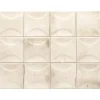 Gioia Materia Carrelage mural faïence effet rustique THANGLONG Arco 10x10 cm White - Brillant / Poli - boîte de 0.60 m2- Faïence Pour Wc|Faïence Pour Pièce À Vivre