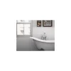 Gioia Materia Carrelage mural faïence effet carreau Metro METRO 20x10 cm Blanc - Mat - boîte de 1 m2- Faïence Unie|Faïence Pour Douche