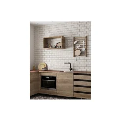 Gioia Materia Faïence Pour Wc|Faïence Unie<Carrelage mural faïence effet carreau Metro METRO 20x10 cm Crème - Sable - Brillant / Poli - boîte de 1 m2