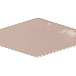 Gioia Materia Carrelage mural faience effet graphique BRIXTON Hexagone 20x10 cm Rose - - boîte de 0.50 m2- Faïence Unie|Faïence Pour Wc