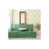 Gioia Materia Faïence Pour Wc|Faïence Unie<Carrelage mural faience effet zellige VILLAGE 13.2x6.5 cm Esmerald green - Brillant / Poli - boîte de 0.50 m2