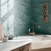 Gioia Materia Faïence Unie|Faïence Pour Pièce À Vivre<Carrelage mural faience effet zellige MAGMA 20x6.5 cm Aquamarina - - boîte de 0.5 m2