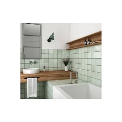 Gioia Materia Faïence Unie|Faïence Pour Douche<Carrelage mural faience effet zellige VILLAGE 13.2x6.5 cm Mint - Brillant / Poli - boîte de 0.50 m2