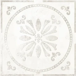 GoodHome Carrelage mural interieur effet carreau de ciment blanc et béton L.20 x l.20 cm x ép.8,2 mm, Koney- Carrelage Mural Pour Wc|Carrelage Mural Effet Béton