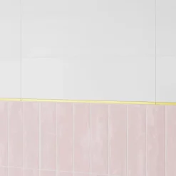 GoodHome Carrelage Mural Uni|Carrelage Mural Pour Douche<Carrelage mural intérieur grès cérame émaillé mat blanc lisse L.60 x l.20 cm x ép.8,3 mm, Plain