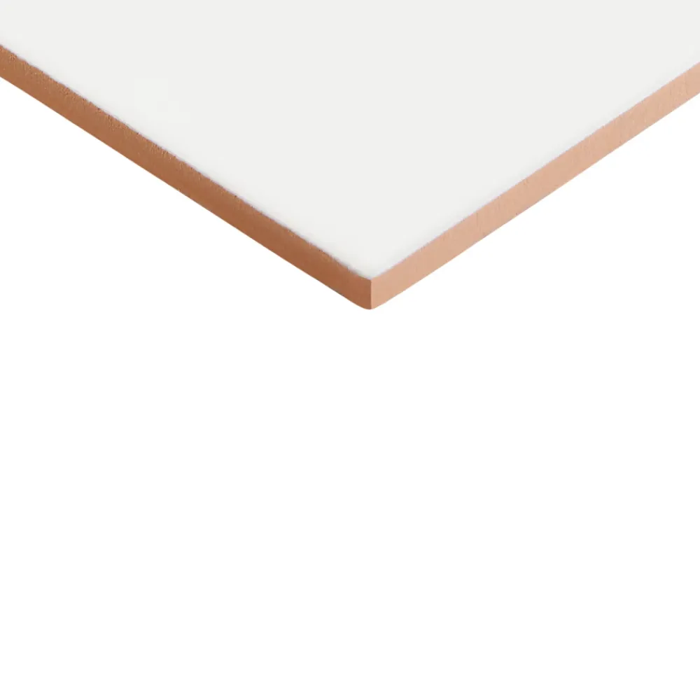 GoodHome Carrelage Mural Uni|Carrelage Mural Pour Douche<Carrelage mural intérieur grès cérame émaillé mat blanc lisse L.60 x l.20 cm x ép.8,3 mm, Plain