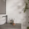 GoodHome Carrelage mural intérieur blanc mat à cannelures fines L.60 x l.30 cm x ép.9 mm, Perouso- Faïence Unie|Faïence Pour Wc