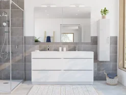 Colours Carrelage Mural Pour Douche|Carrelage Mural Pour Cuisine<Carrelage mural intérieur effet béton gris mat L.40 x l.25 cm x ép.8,8 mm, Cimenti