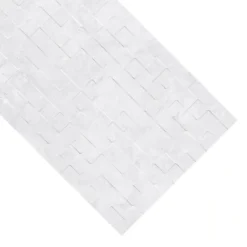 Carrelage mural intérieur décor petits carreaux effet marbre blanc L.40 x l.25 cm x ép.8,3 mm, Ideal Marble- Carrelage Mural Effet Marbre