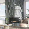 Lux Mosaic Faïence Pour Salle De Bains<Carrelage mural intérieur/exterieur. Grès cérame Zellige Coal 7x28cm
