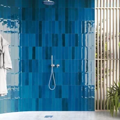 Lux Mosaic Carrelage Mural Pour Salle De Bains|Carrelage Mural Pour Douche<Carrelage mural intérieur/exterieur. Grès cérame Zellige Blue 7x28cm