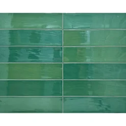 Lux Mosaic Carrelage mural intérieur/exterieur. Grès cérame Zellige Green 7x28cm- Carrelage Mural Pour Cuisine