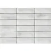 Lux Mosaic Carrelage Mural Effet Béton<Carrelage Mural Mini Metro 5x15cm Premium. Beret White Brillant